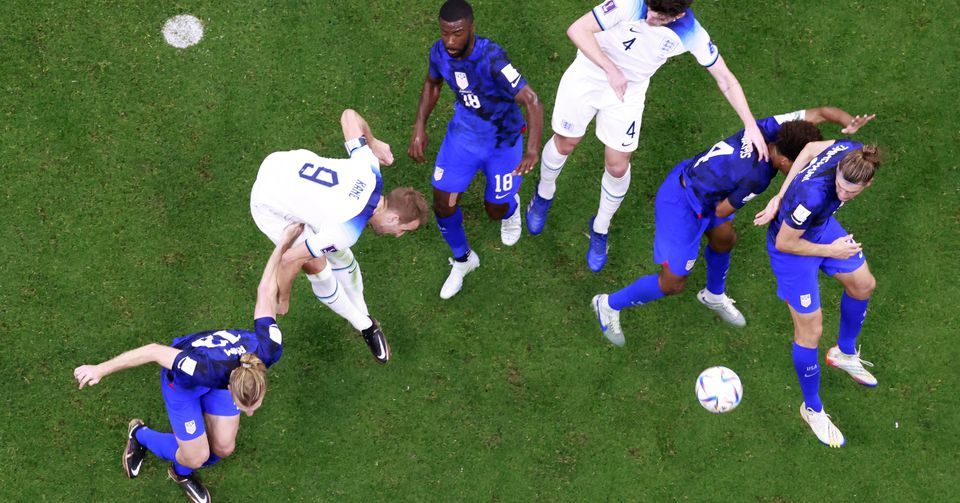 England laboured to a drab draw against the United States
