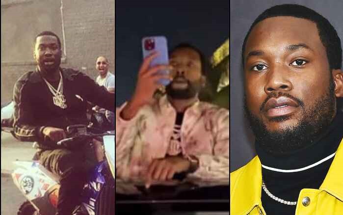 Moment Meek Mill Lost His Phone To Pickpockets In Ghana {Watch}