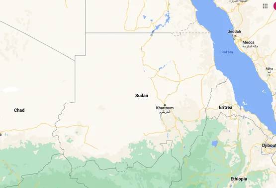 All humans may have originated in modern-day Sudan, according to a study. Google Maps