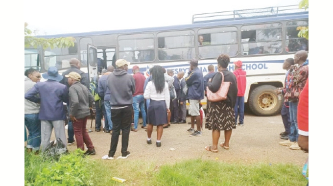 SOME Presbyterian High School students were left stranded after they were barred from boarding the school bus.