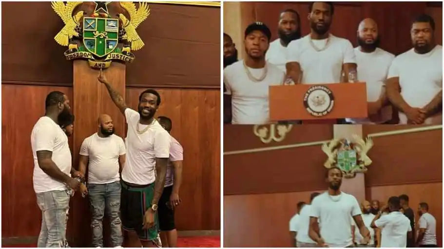 Meek Mill In Trouble After Shooting Music Video In Ghana's State House