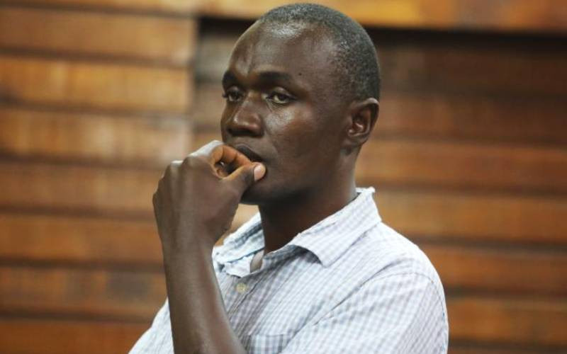 Philip Kauma. He admitted he faked the death of his daughter, mother and mother-in-law to obtain Sh600,000. [File, Standard]