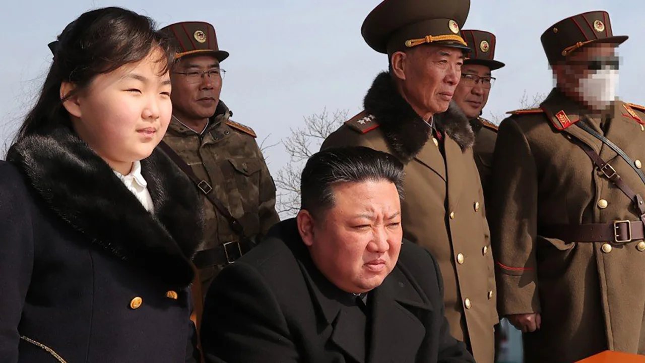 Kim Jong Un says North Korea must be ready to launch nuclear counterattack as daughter watches latest missile test