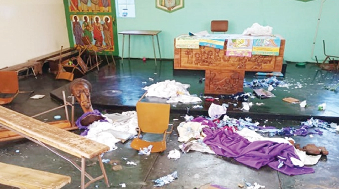 'Satan Possessed' Girl Destroys Roman Catholic Church Property