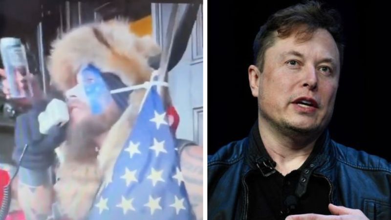 Elon Musk Calls For Jacob Chansley's Release Following New Video Evidence