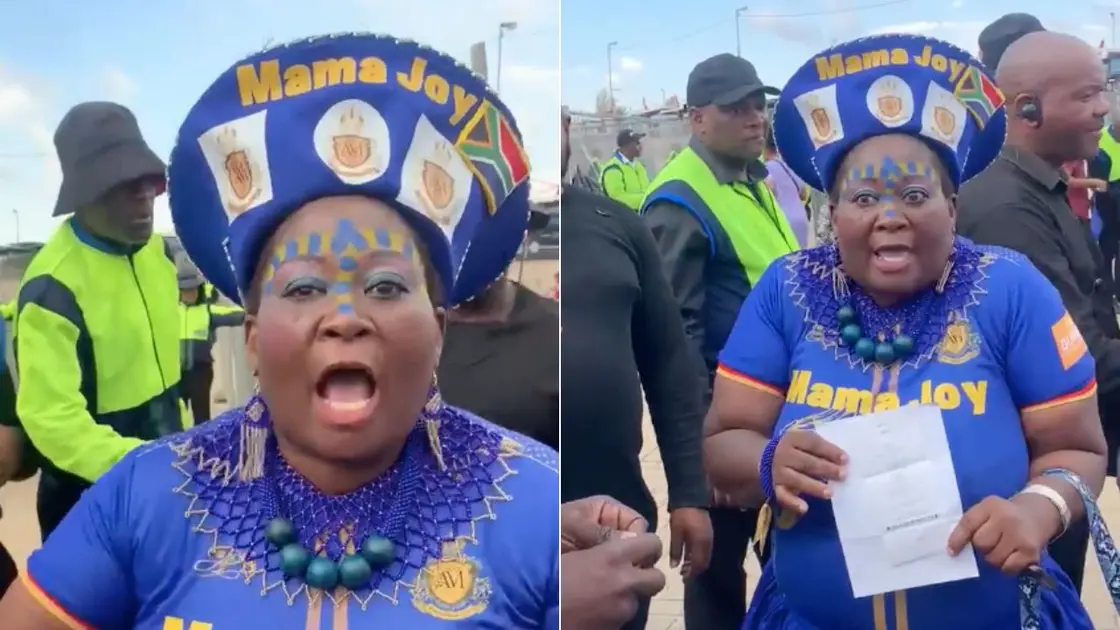 MaMkhize's Royal AM FC top fan Mama Joy denied entrance into stadium