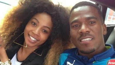 Kelly Khumalo and the late Senzo Meyiwa in happier times. File Photo