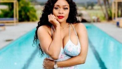 3. Thembi Seete: An actress; 46-year-old.