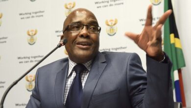 Home affairs minister Aaron Motsoaledi has been lauded for helping a patient on a plane. File photo. Image: Trevor Samson