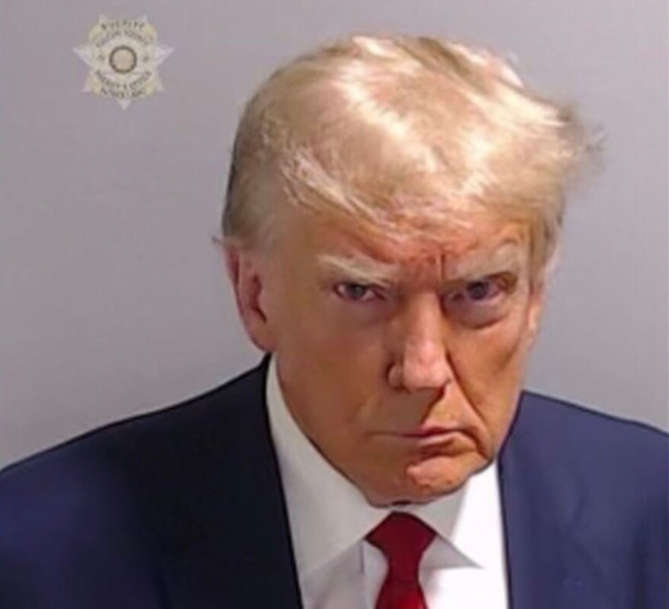 This handout image released by the Fulton County Sheriff's Office on August 24, 2023 shows the booking photo of former US President Donald Trump. - Picture: Fulton County Sheriff's Office / AFP