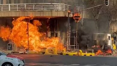 Explosion in Braamfontein