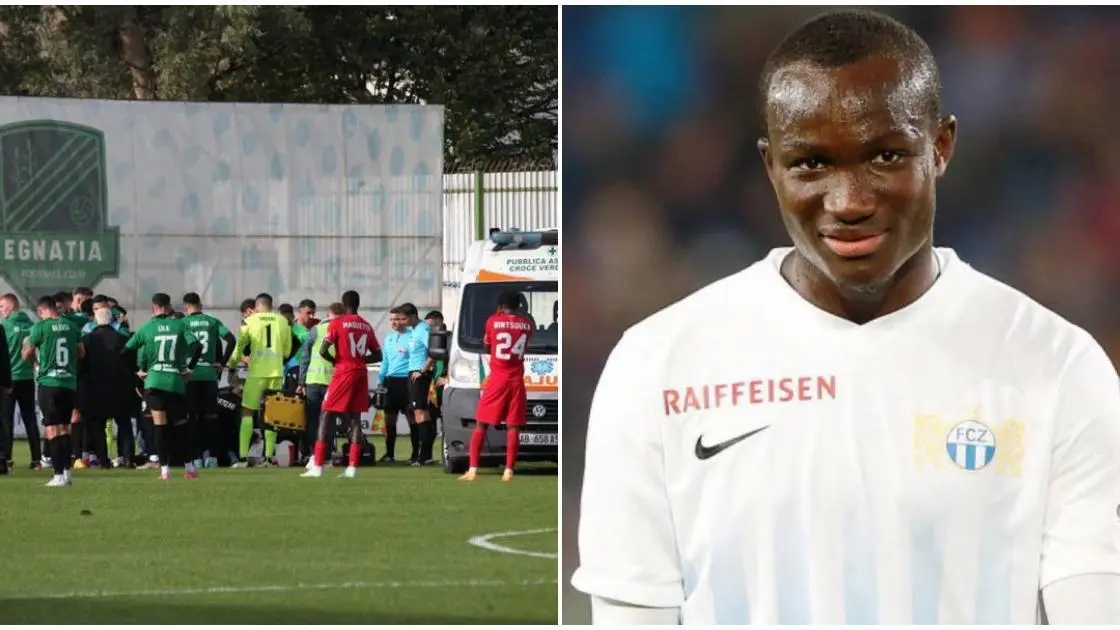 Ghanaian striker Raphael Dwamena playing for Swiss side FC Zurich. Credit: @FCZ Source: Twitter
