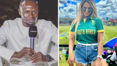 Ex Liverpool footballer Sadio Mane – who is now married – was previously linked to SA sports presenter Melissa Reddy. Images via Instagram: @sadiomaneofficiel, @melissa_reddy