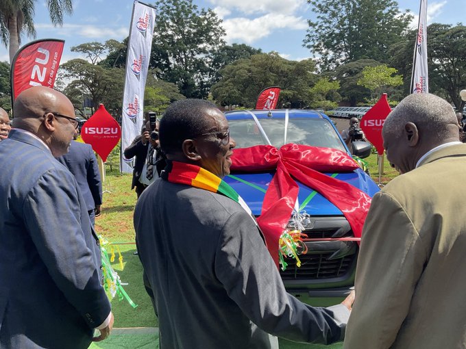 President Emmerson Mnangagwa on Thursday morning handed over 100 vehicles to “deserving” chiefs, with more vehicles, including those for newly appointed chiefs, reported to be on the way.