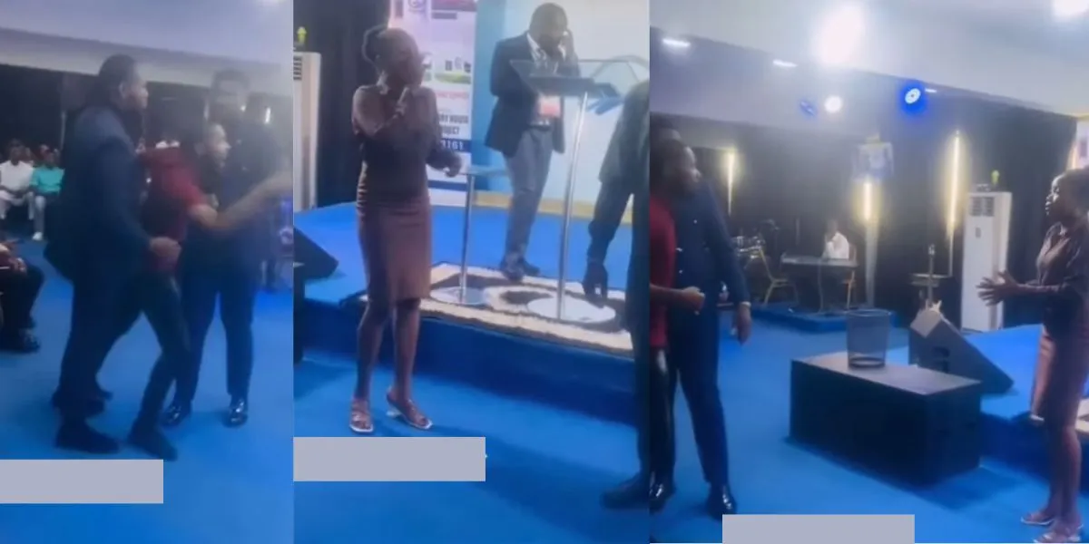 Woman caught in church with another man