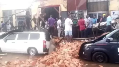 Aftermath of the building collapse in Harare (Image: King Solomon Zim/Facebook)