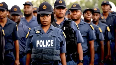 Members of the South African Police Service